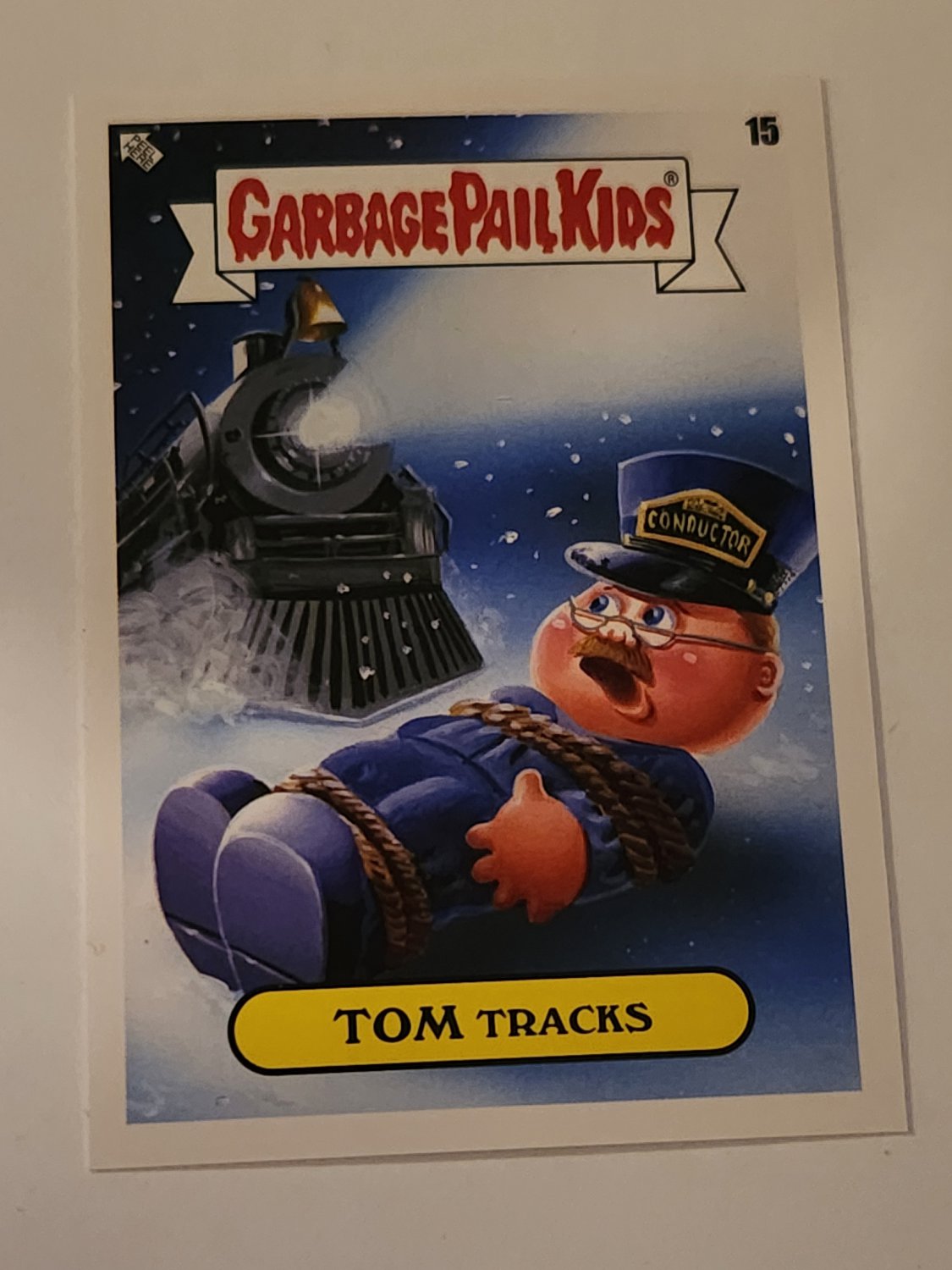 Tom Tracks 2022 Topps Garbage Pail Kids Book Worms Gross Adaptions Card