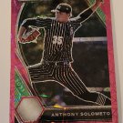Anthony Solometo 2021 Prizm Draft Prizms Pink Velocity Rookie Card