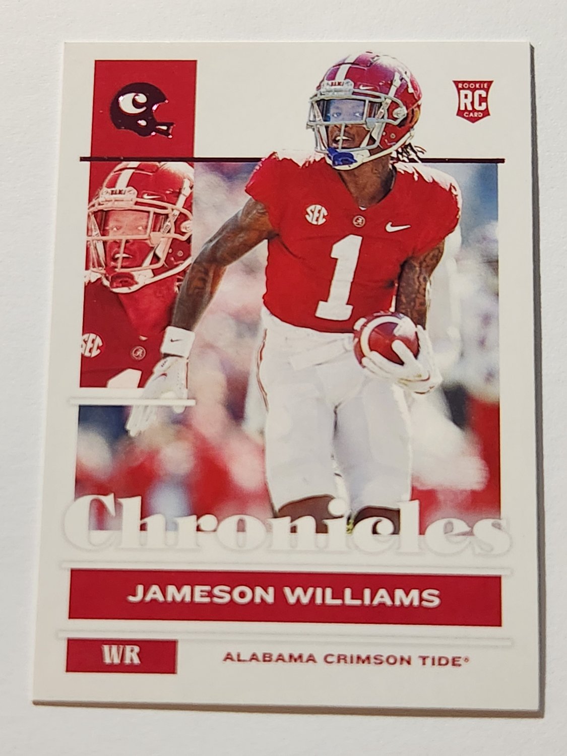 Jameson Williams 2022 Chronicles Draft Rookie Card