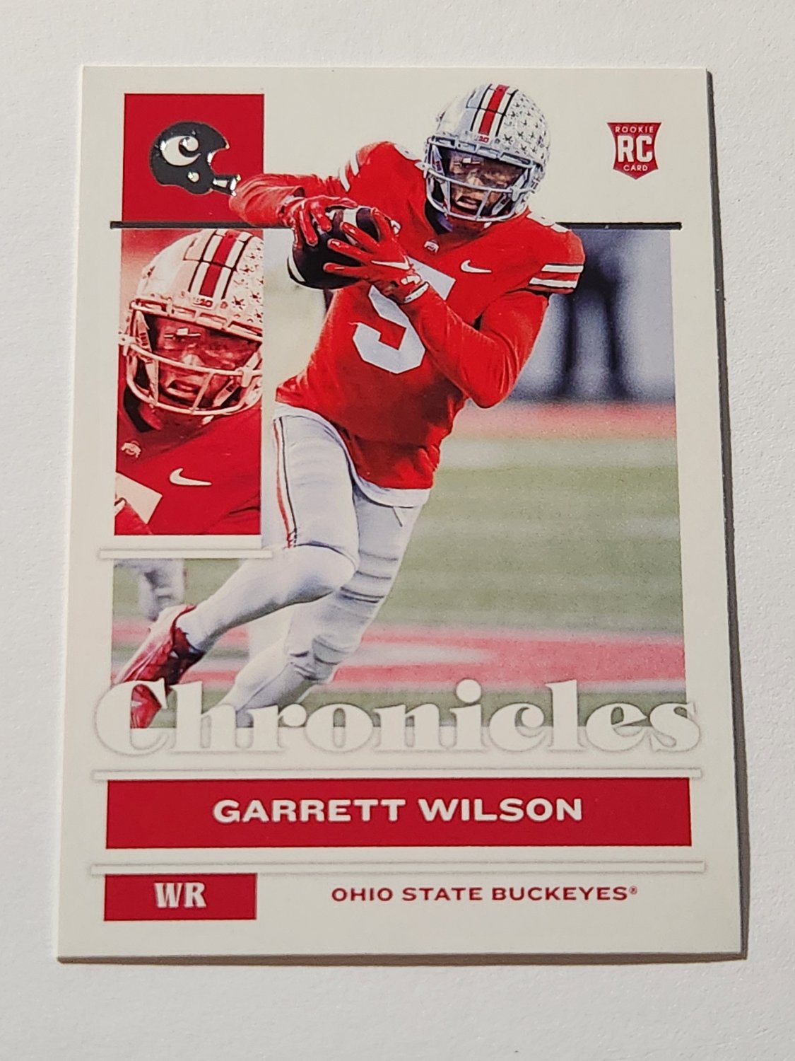 Garrett Wilson 2022 Chronicles Draft Rookie Card