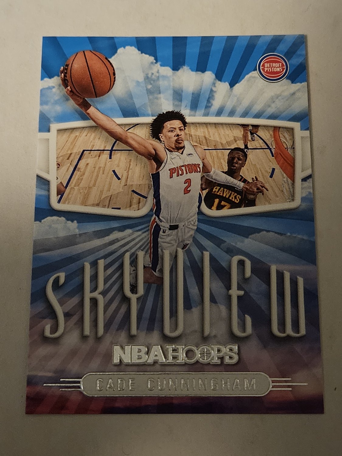 Cade Cunningham - 2022-23 NBA Hoops Skyview Insert Card