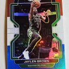 Jaylen Brown - 2021-22 Prizm Prizms Red White Blue Insert Card