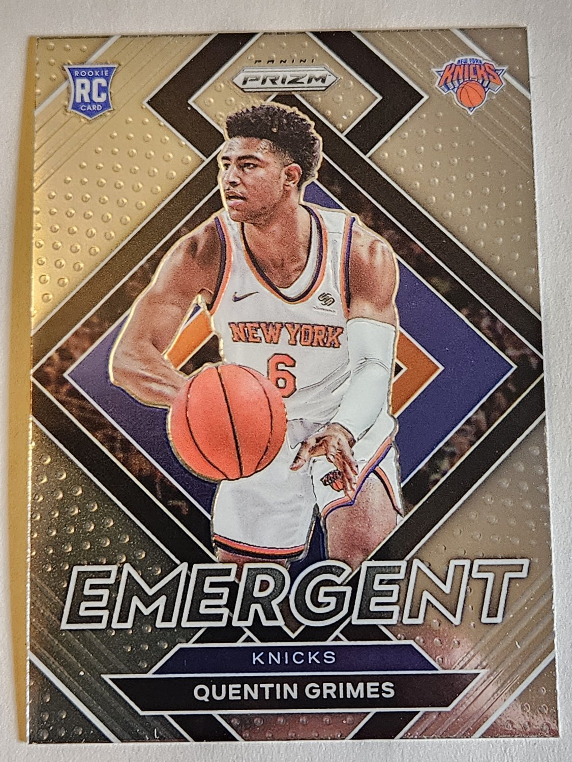 Quentin Grimes - 2021-22 Prizm Emergent Insert Card