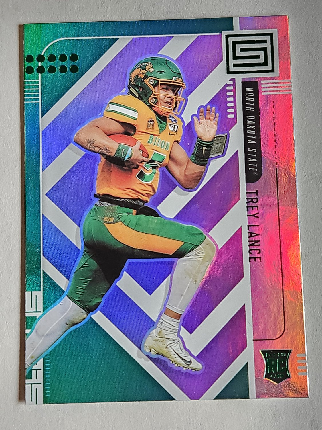 Trey Lance - 2021 Chronicles Draft Status Green Rookie Card