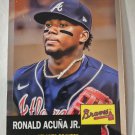Ronald Acuna Jr 2022 Topps Chrome Platinum Anniversary Base Card