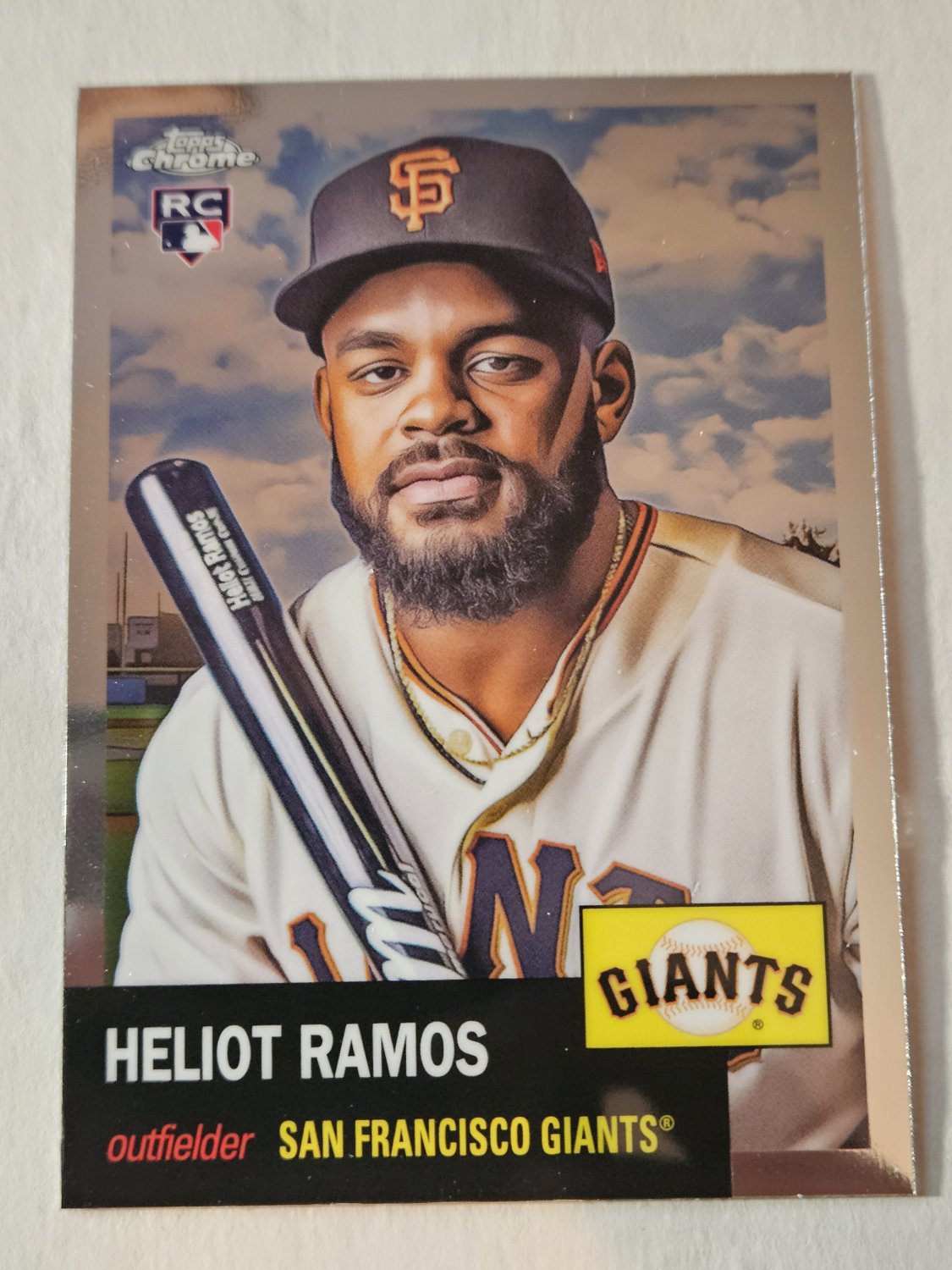 Heliot Ramos 2022 Topps Chrome Platinum Anniversary Rookie Card