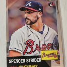 Spencer Strider 2022 Topps Chrome Platinum Anniversary Rookie Card