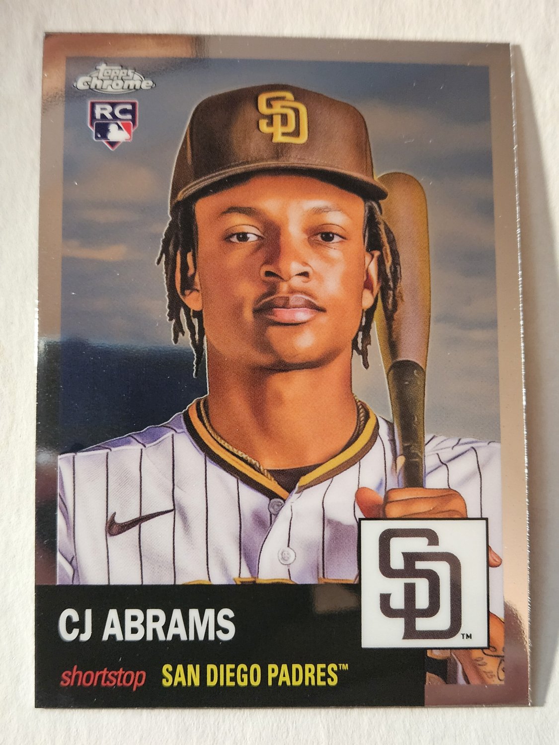 CJ Abrams 2022 Topps Chrome Platinum Anniversary Rookie Card