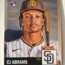 CJ Abrams 2022 Topps Chrome Platinum Anniversary Rookie Card