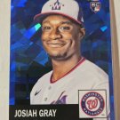 Josiah Gray 2022 Topps Chrome Platinum Anniversary Blue Atomic Refractor SN 40/100 Rookie