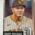 Manny Machado 2022 Topps Chrome Platinum Anniversary Prism Refractor Insert Card