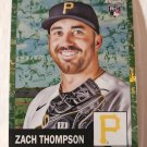 Zach Thompson 2022 Topps Chrome Platinum Anniversary Toile White Green Refractor SN 24/99 Rookie