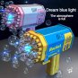 40 hole automatic bubble machine fully blowing light Outdoor machine without battery, water