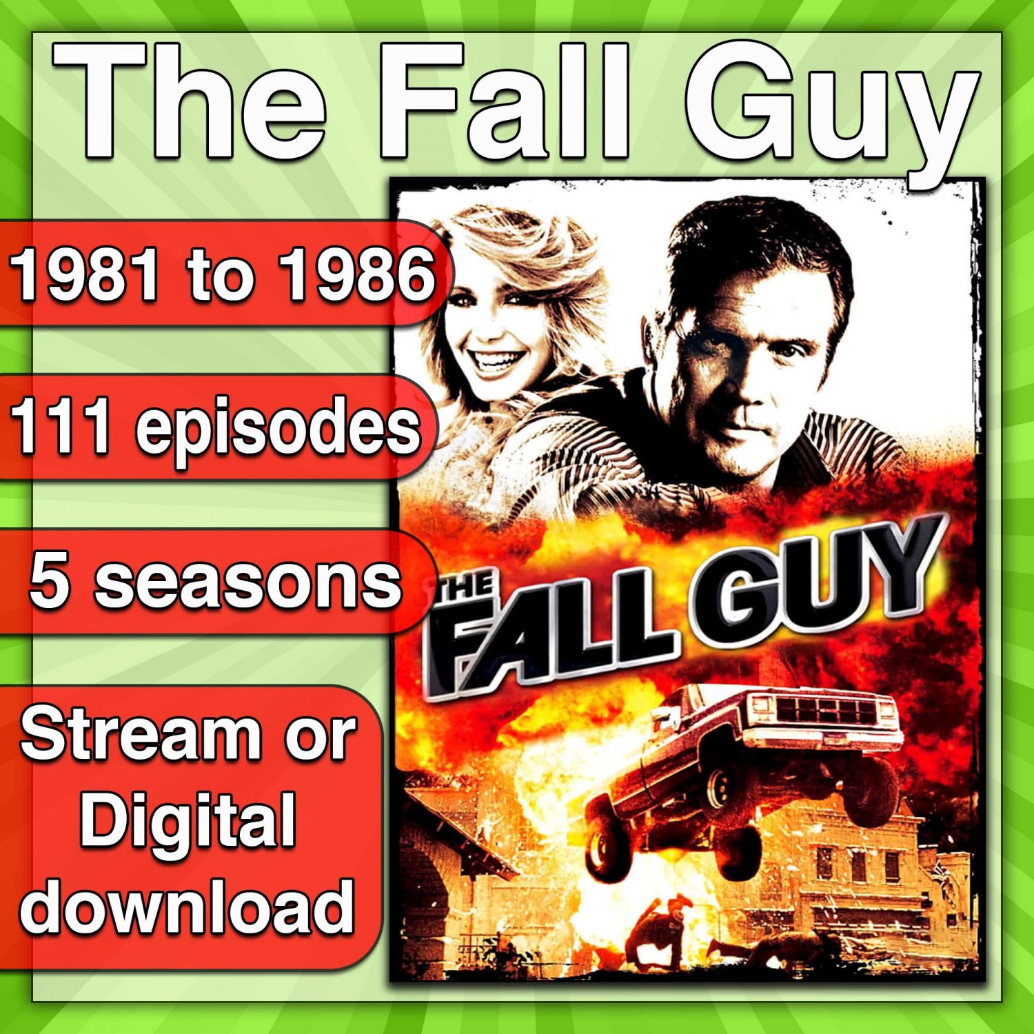 The Fall Guy: Complete Series Collection - Seasons 1-5 (1981-1986 ...