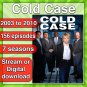 Cold Case: The Complete Series Collection - Seasons 1-7 (2003-2010) - 156 Episodes