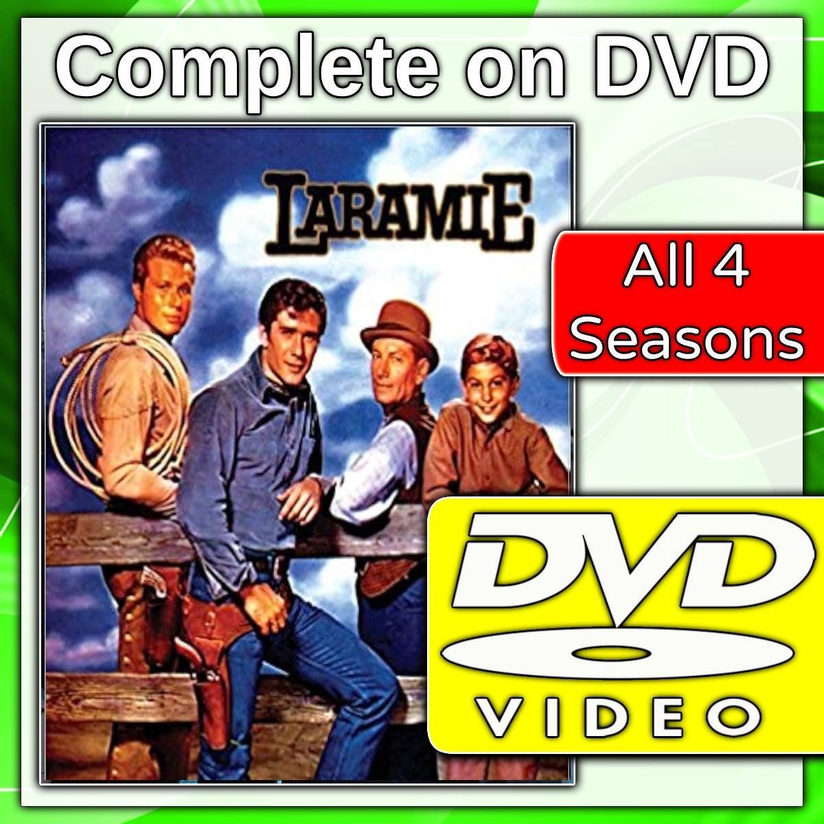 Laramie (1959) Complete Series - Seasons 1-4 on DVD | Classic Western ...