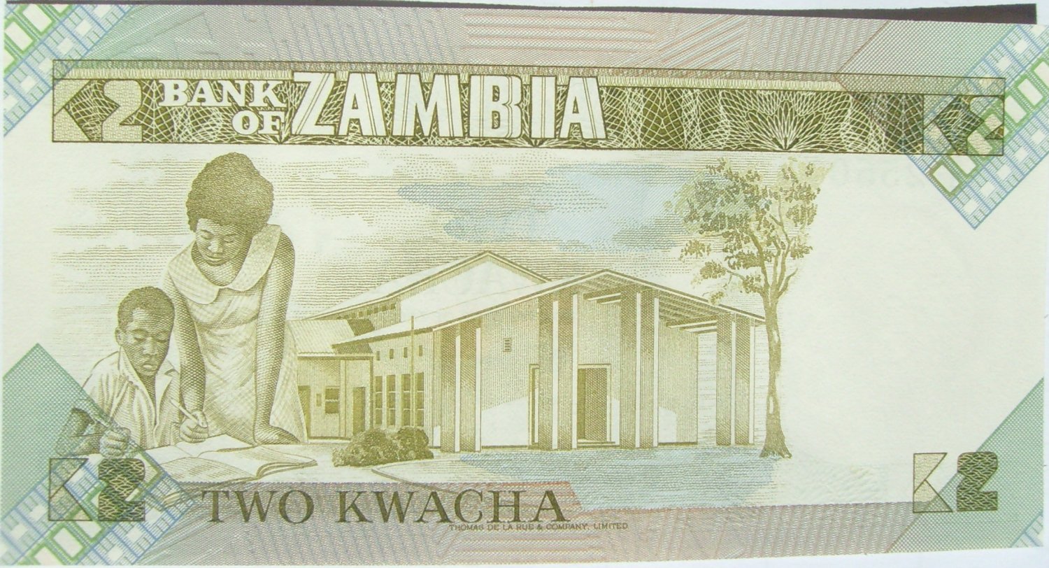 Zambia -1988  / Banknote - 2 Kwacha / New