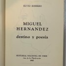 Elvio Romero. Miguel Hernandez: destino y poesia, Habana, 1962. ZLO000399