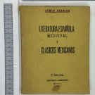 Armen Ohabiab. Literatura Espanola Medieval y Classicos Mexicanos. ZLO000200