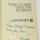 Luis Suardiaz. Todo Lo Que Tiene Fin Es Breve, Havana, 1983. ZLO000565