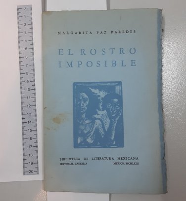 Margarita paz Paredes. El Postro imposible, Mexico, 1963. ZLO000295