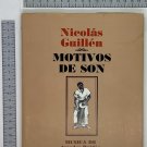 Nicolas Guillen. Motivos de son, Havana, 1980. ZLO000237