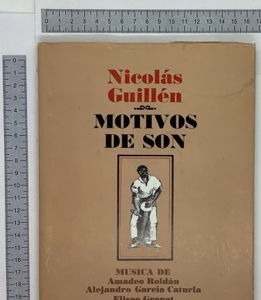 Nicolas Guillen. Motivos de son, Havana, 1980. ZLO000237