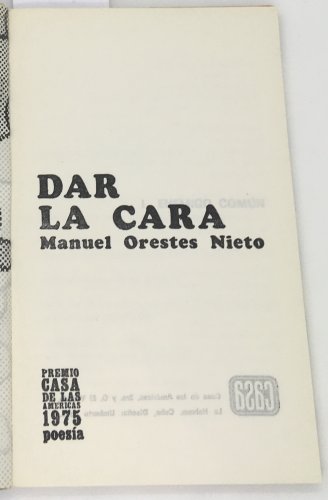 Manuel Orestes Nieto. Dar La Cara, 1975. ZLO000579