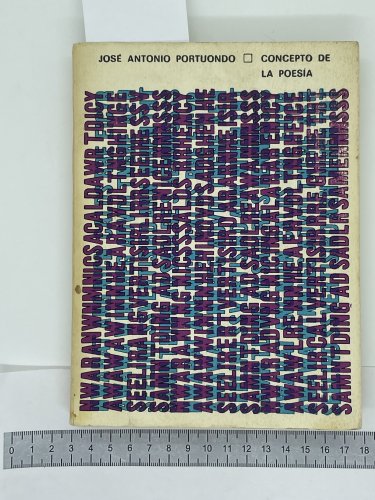 Jose Antonio Portuondo. Concepto de la poesia, Habana, 1972. ZLO000085