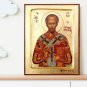 St John Chrysostom Handmade Icon, Best Religious Greek Christian Orthodox Gifts