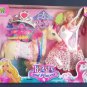 Kids Doll Set w/ Princess Doll, Horse & Hair Accessories Cute Little Girls Gifts