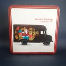 Official UPS Christmas Storage Tin/Collectible Metal Box/Seasons Greetings 2007