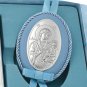 Welcome New Baby Boy Silver Gift Set with Virgin Mary Icon & Picture Frame 6x9cm