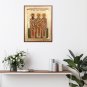 Three Hierarchs Handmade Icon, Religious Greek Christian Orthodox Easter Gifts
