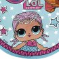 Girls Round Beach Towel, LOL Surprise OMG Dolls Summer Gifts, Cute Kids Blanket