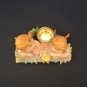 Vintage Little Angels Candle Holder, Retro Romantic Angels Candlestick Holder