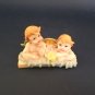 Vintage Little Angels Candle Holder, Retro Romantic Angels Candlestick Holder