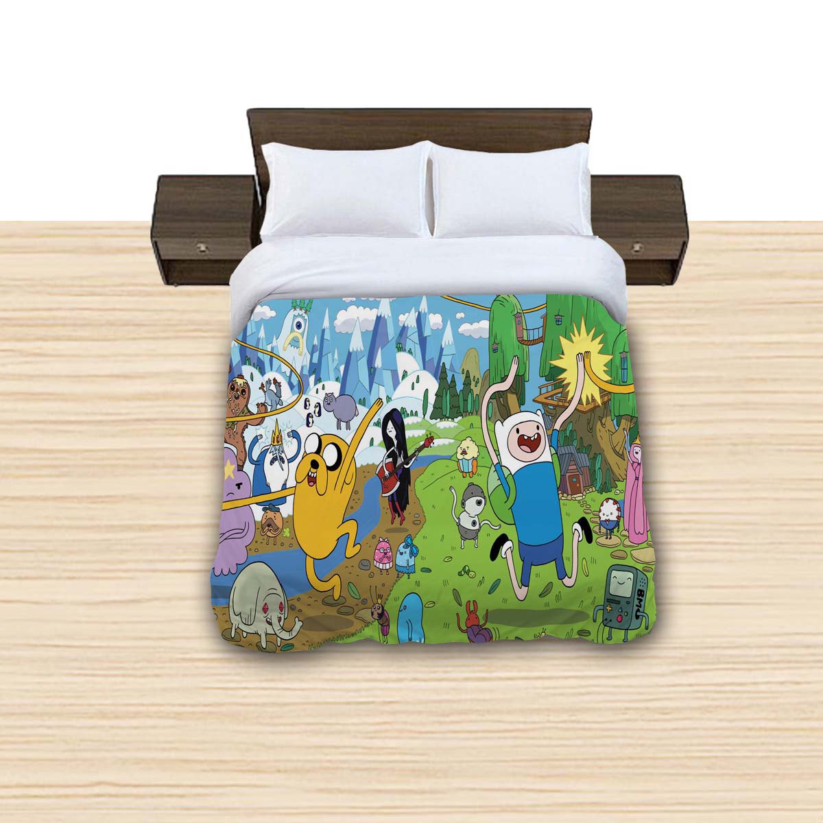 Adventure Time ADT206 Cartoon Duvet Cover Bedroom Bedding Blanket