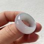 9.75 Type A Translucent Pale Lavender & Green Jadeite Jade Band Ring Burma Old Pit Jade