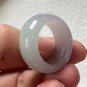 9.75 Type A Translucent Pale Lavender & Green Jadeite Jade Band Ring Burma Old Pit Jade