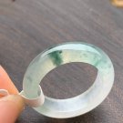 US7 Highly-translucent Type A Myanmar Jadeite Jade Band Ring