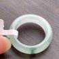 US7 Highly-translucent Type A Myanmar Jadeite Jade Band Ring