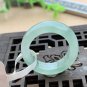 Type A Highly-translucent Green Jadeite Jade Ring Grade A Myanmar Jade Ring