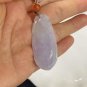 Type A  Icy Lavender & Green Jadeite Jade Pendant Grade A Myanmar Jade Fugua Pendant
