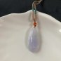 Type A  Icy Lavender & Green Jadeite Jade Pendant Grade A Myanmar Jade Fugua Pendant