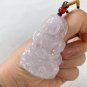 Type A Icy White Jadeite Jade Taral Pendant Grade A Myanmar White Jade Taral