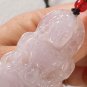 Type A Icy White Jadeite Jade Taral Pendant Grade A Myanmar White Jade Taral