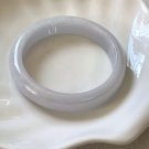 57.5mm Type A Jadeite Jade Bangle Grade A Burma Old Pit Pale Green Jade Bangle