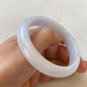 57.5mm Type A Jadeite Jade Bangle Grade A Burma Old Pit Pale Green Jade Bangle