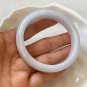 57.5mm Type A Jadeite Jade Bangle Grade A Burma Old Pit Pale Green Jade Bangle